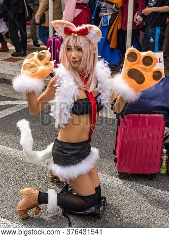 Nipponbashi Street Festa Cosplay Festival In Osaka, Japan
