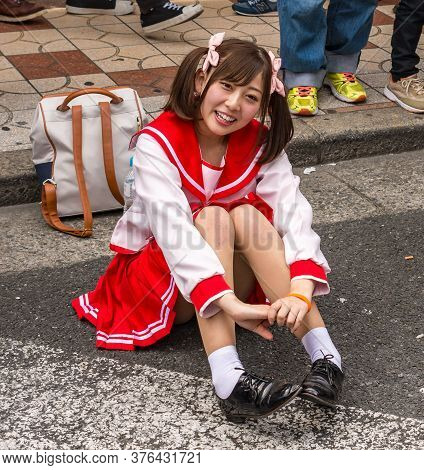 Nipponbashi Street Festa Cosplay Festival In Osaka, Japan