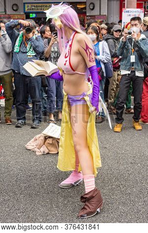 Nipponbashi Street Festa Cosplay Festival In Osaka, Japan