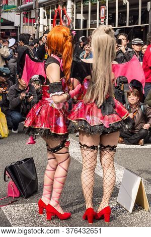 Nipponbashi Street Festa Cosplay Festival In Osaka, Japan