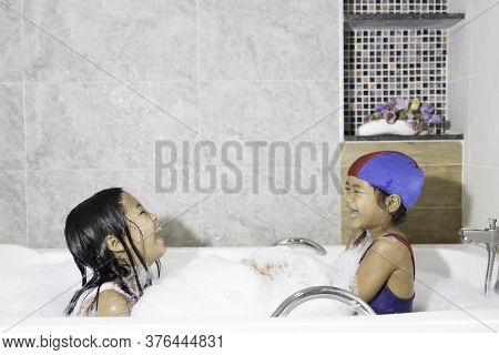Close-up Of Washing Hands In The Sink To Prevent Germs. Hygiene Concept And Virus Prevention.
