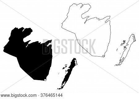 Corozal District (belize, Districts Of Belize) Map Vector Illustration, Scribble Sketch Corozal Map