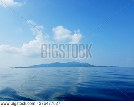 Karimunjava Island Can Be Seen From A Quiet Mediterranean. Taken June 2020.