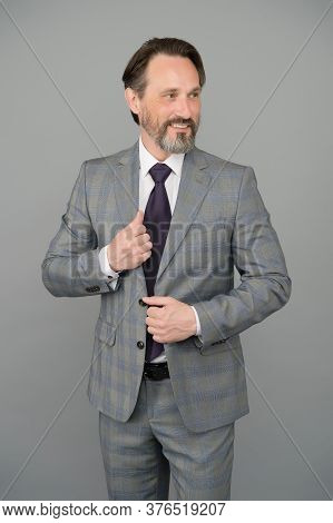 Refer The Best . Professional Employee In Formalwear. Company Employer And Employee. Business Man. R