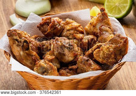 Brazilian Style Deep Fried Chicken. Called Frango A Passarinho