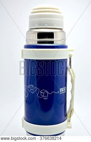 Quezon City, Ph - July 8 - Bdo Bank Thermal Tumbler On July 8, 2020 In Quezon City, Philippines.