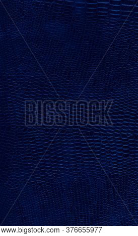 Leather Background Textured With Graining Patterns Toned In Trendy Classic Blue Color Of The Year 20