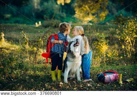 Romantic And Love. Human Emotions Kids First Love. Valentine Day. Sweet Childhood