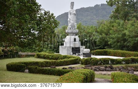 Corregidor Island, Philippines - December 31, 2016: Japanese Memorial Garden For Casualties At War.