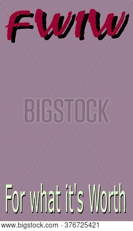 Business Communication Word Short Form Animated Text Background.