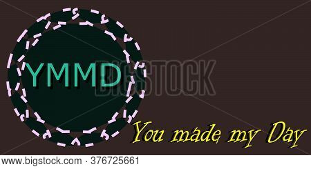 Business Communication Word Short Form Animated Text Background.