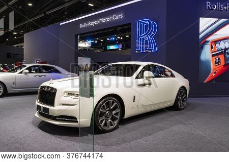 Bangkok Thailand :- July 16,2020 :- Rolls-royce Car Show At At  Exhibition Bangkok International Mor