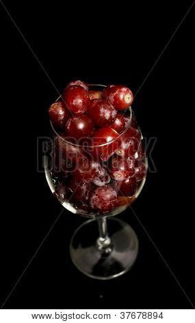 glass of grapes