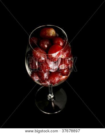 glass of grapes