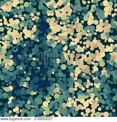Flecktarn Camouflage Seamless Pattern Background. Vector Illustration.