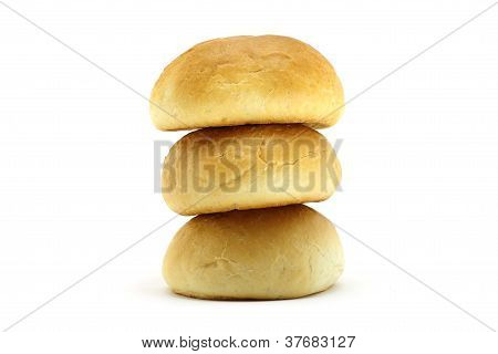 Piramide van kleine loafs