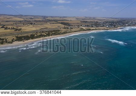 Aerial View Of The Great Australian Bight In Regional South Australia