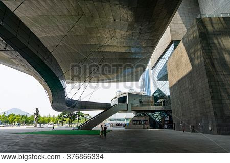 Busan,south Korea - July 20, 2017: The Busan Cinema Center  Or The Biff\'s Headquarter Also Called \