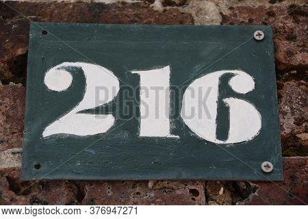 House Number 216 In The City Of Clamart, France