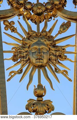The Gates Of Cour D'honneur Of The Palace Of Versailles