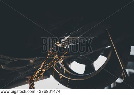 Car Mechanic Drain Automatic Transmission Fluid