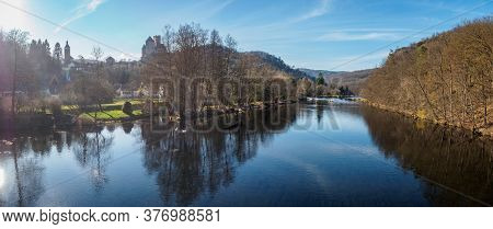 Hardegg, The Smallest Town In Lower Austria With Its Castle In Early Spring