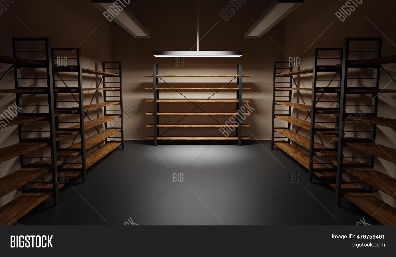 Ambient Rack Empty Warehouse Empty Racks Image & Photo (Free Trial) | Bigstock
