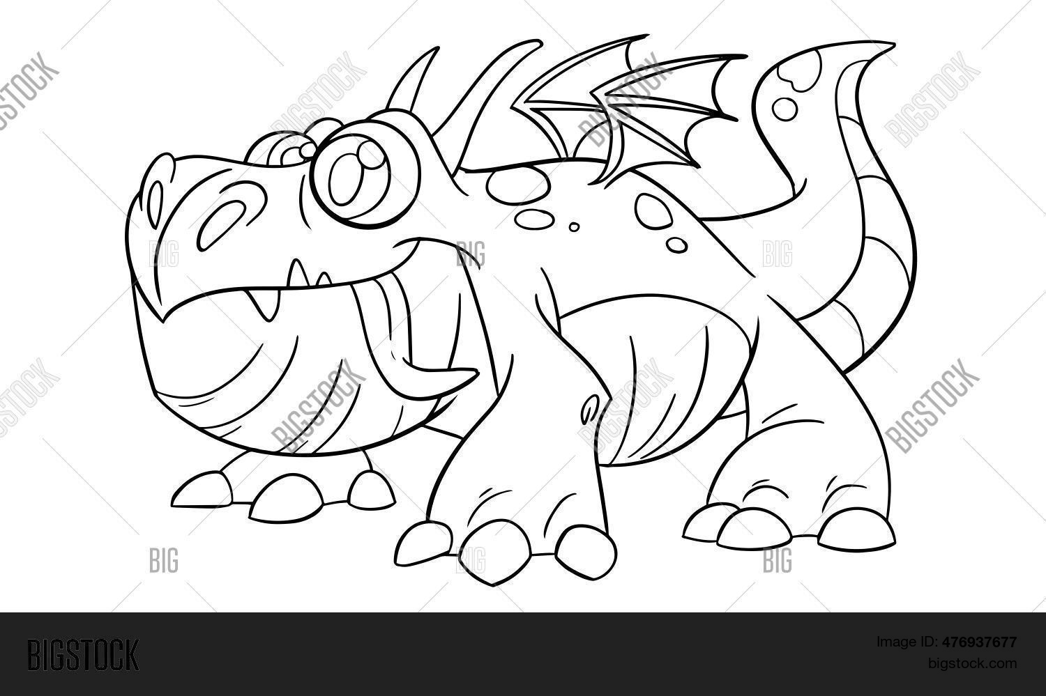 Easy Coloring Page Vector & Photo (Free Trial) | Bigstock