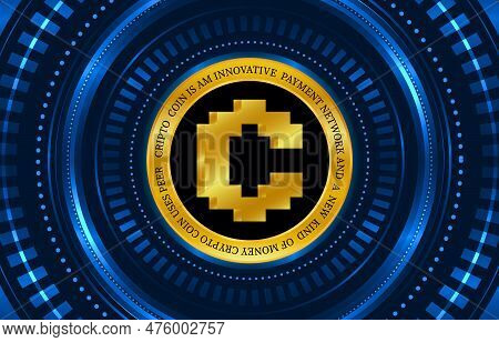 Image Of Convex Finance-cvx Virtual Currency. 3d Illustration