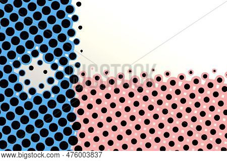 The Flag Of The Usa State Of Texas In Dot Absstract Background