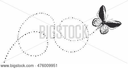 Butterfly Flight Vector Photo (Free Trial) Bigstock