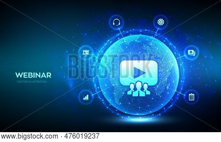 Webinar. Internet Conference. Web Based Seminar. Online Training Courses. E-learning Training Busine