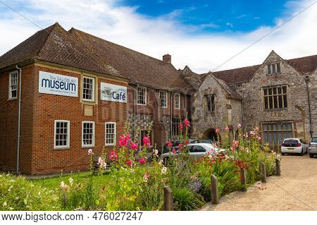 Salisbury, Uk - June 17, 2022: The Salisbury Museum In Salisbury In A Sunny Summer Day, Uk