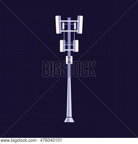 Telecommunication Tower, Radio Mast. Signal Transmission For Cell, Mobile Connection, 5g Net. Broadc
