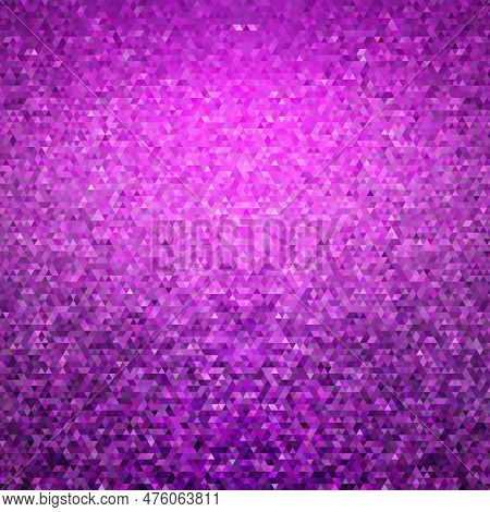 Purple Polygonal Abstract Background Consisting Of Triangles