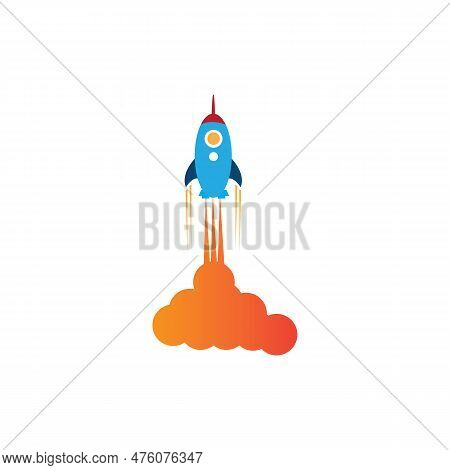 Rocket Logo Design Stock Vector, Rocket Logo Design Illustration