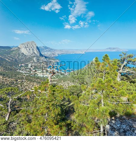 Coastline Of  Novyj Svit  Reserve Summer View (crimea, Ukraine)