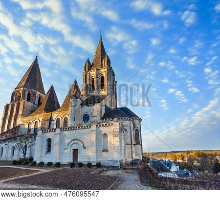 Collegiate Church Saint-ours Loches (france). Founded Between 963 And 985.
