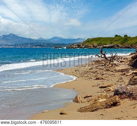 Sea Summer View From Beach (greece,  Lefkada, Ionian Sea).