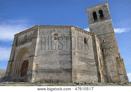 Chiesa medievale di Veracruz, antica chiesa templare In Segovia, Spagna.