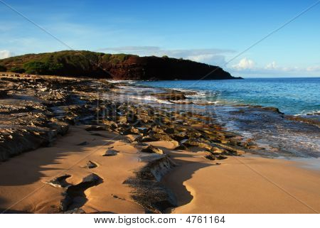 Kepuhi plaży na Hawajach Molokai