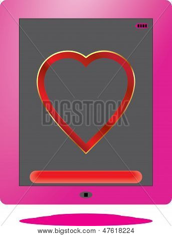 Pink tablet