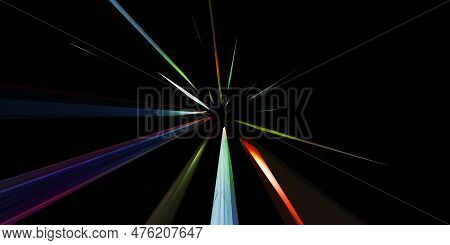 Bomb Zoom Effect Speed Lines Fast High Speed Geometric Abstract Background Shattered Centrifugal Mot