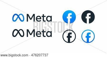 Vinnytsia, Ukraine - May 12, 2023. Meta Company Logo. Facebook Logo. Vector Scalable Graphics