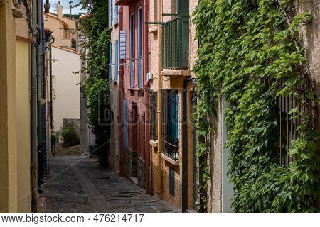 Stolling Down The Small Streets Of Collioure In France