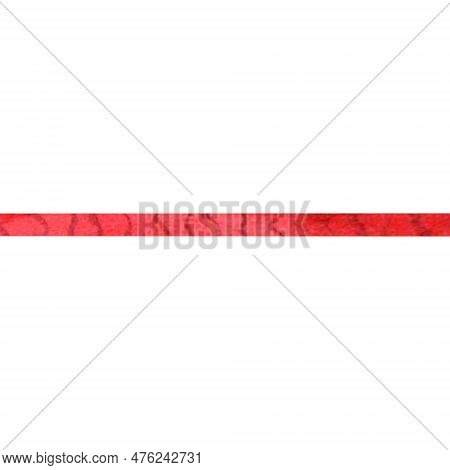 Seamless Repeating Pattern Of Decorative Watercolor Stripes Of Red, Pink Magenta, Carmine Color Grad