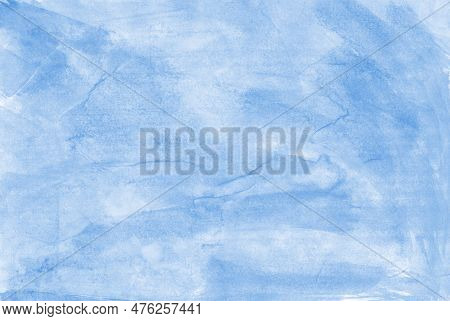 Hand Painted Abstract Watercolor Background. Watercolor Blue Abstract Designs.