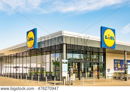 Bedzin, Poland - 14.05. 2023 - Lidl Store In Bedzin