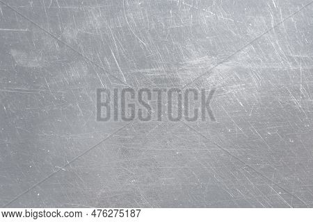 Texture Of Rusty Metal. Metal Background With Corrosion And Scratches. Gradient On Metal Texture