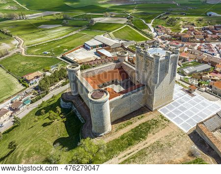 Castle Communards Torrelobaton In Valladolid Spain. Declared Historical Heritage In 1949